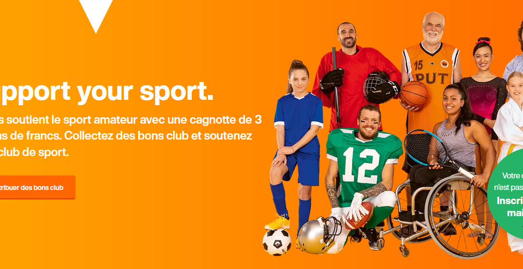 Opération « Support your Sport » de la Migros