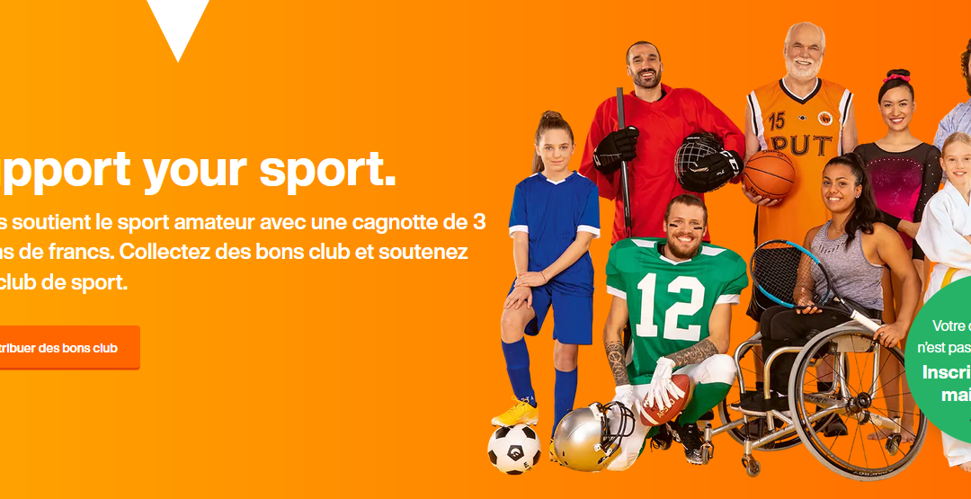 Opération « Support your Sport » de la Migros